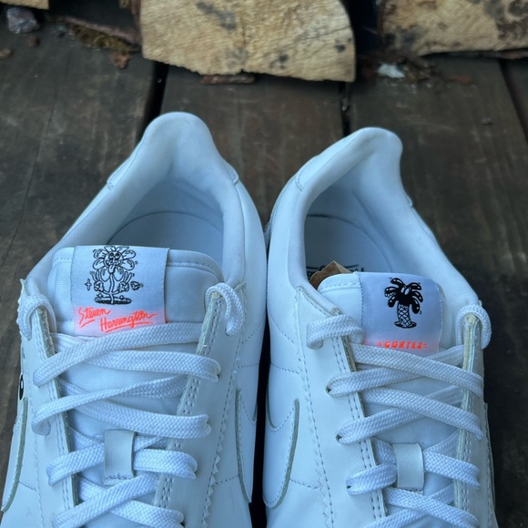 NIKE CORTEZ FLYLEATHER QS x STEVE HARRINGTON 'Earth Day' Sz 15 [CI5548 100] - Picture 8 of 13